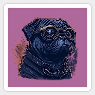 Steam Pug Magnet